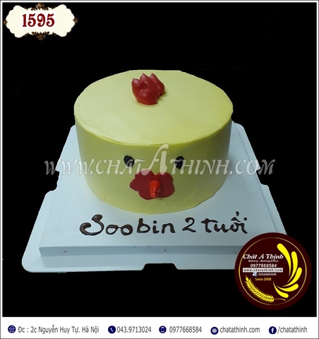 1595 - BÁNH SINH NHẬT - BÁNH HIỆN ĐẠI - CHÚ GÀ IU