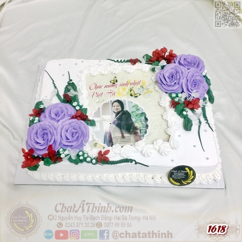 BÁNH SINH NHẬT IN ẢNH CHO PHỤ NỮ