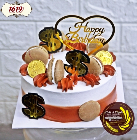 1619 - Bánh kem phong cách hiện đại