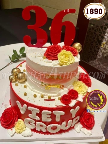 BÁNH SINH NHẬT CÔNG TY VIETY GROUP 36 NĂM