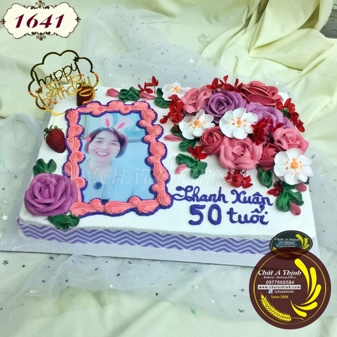 BÁNH HOA KEM VÀ ẢNH CHO KHÁCH U50