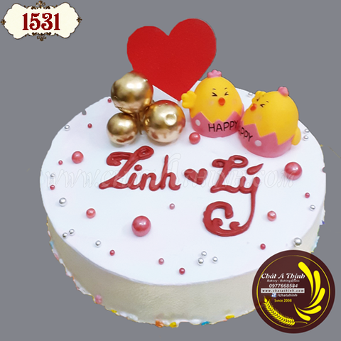 Bánh sinh nhật đôi - BÁNH HIỆN ĐẠI - 1531