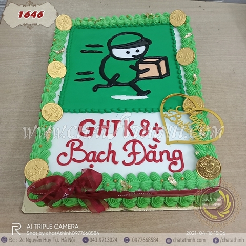 BÁNH SINH NHẬT TRONG THÁNG CHO CÔNG TY GHTK 8+ BẠCH ĐẰNG