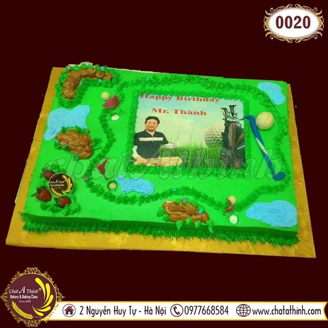 Bánh sinh nhật - Sân golf cake - 0020