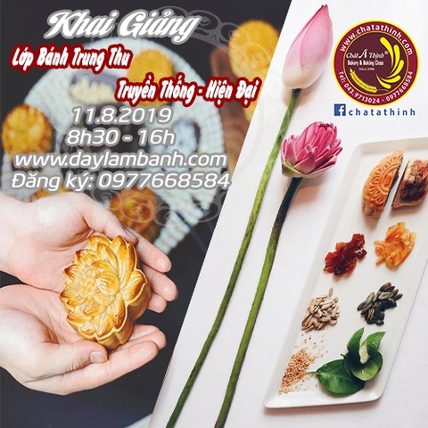 KHAI GIẢNG LỚP BÁNH TRUNG THU 11.8.2019