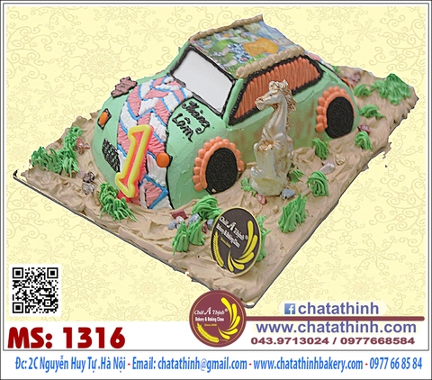 Bánh sinh nhật ô tô 1316