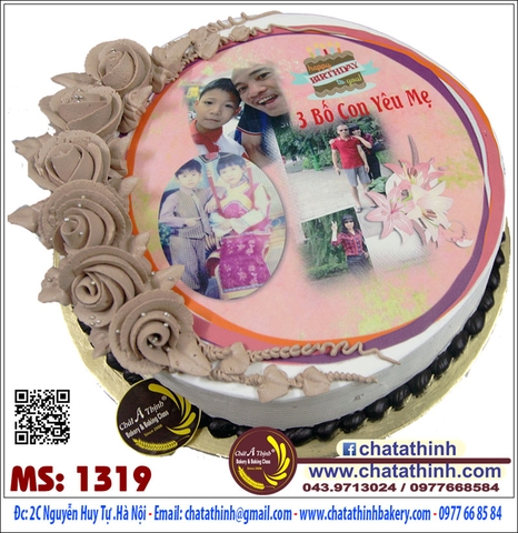 Bánh sinh nhật in ảnh 1319