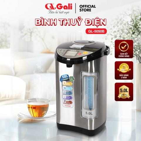 Bình thủy điện Gali GL-5050B 5 lít công suất 680w điện áp 220V Chất lượng hàng hóa nhập khẩu (Tem hợp quy CR)