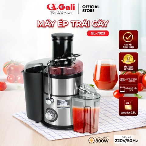 Máy ép trái cây gali GL-7023 Điện áp 220v-240V/50Hz Công suất 800W sản phẩm chính hãng-sản phẩm đạt chất lượng hàng nhập khẩu tem hợp quy CR.