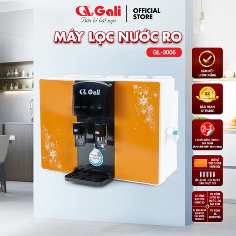 Máy lọc nước treo tường công nghệ lọc RO Gali GL-3005  2 in 1 nước nóng nước mát