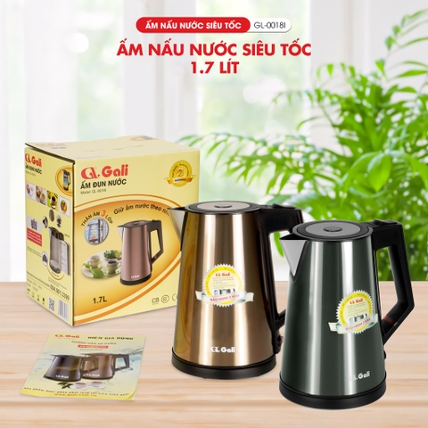 Ấm đun nước siêu tốc gali  GL-0018I  công suất 1830W/ dung tích 1.7L