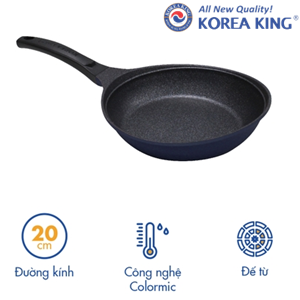 CHẢO CẠN SỮ DỤNG BẾP TỪ KOREA KING KFP-20CI size 20cm