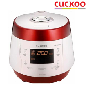 Nồi cơm áp suất điện tử Cuckoo CRP-PK1000S - 1.8 Lít trắng đỏ