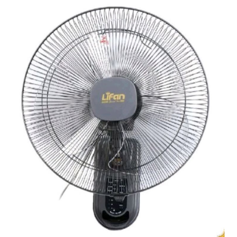 QUẠT TREO TƯỜNG remote LIFAN TE-1688, sãi cánh 40cm, 50w. bảo hành hãng 12 tháng