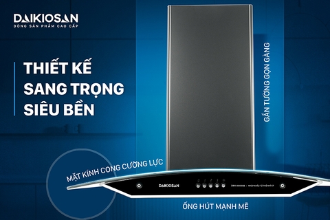 Máy hút mùi Daikiosan DKH-000008 công suất 150W