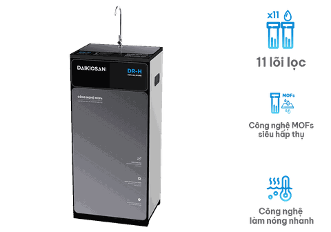 Máy lọc nước RO Dr.H 3D Daikiosan DN102 sản phẩm được bảo hành 24 tháng cho phần điện