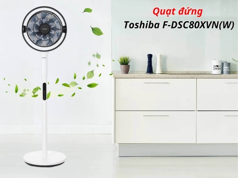 Quạt đứng Toshiba F-DSC80XVN(W)