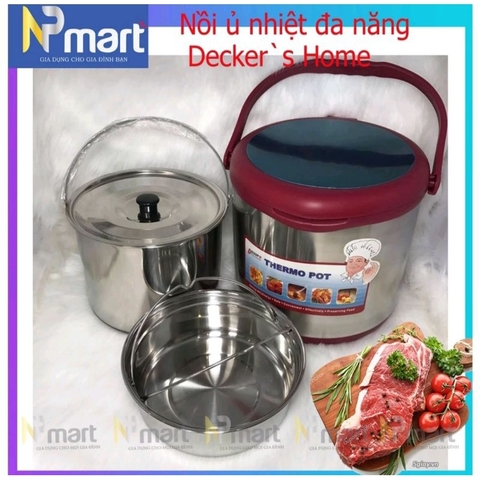 Nồi Ủ Nhiệt Đa Năng 6 Lit Decker’s Home SX-60BF