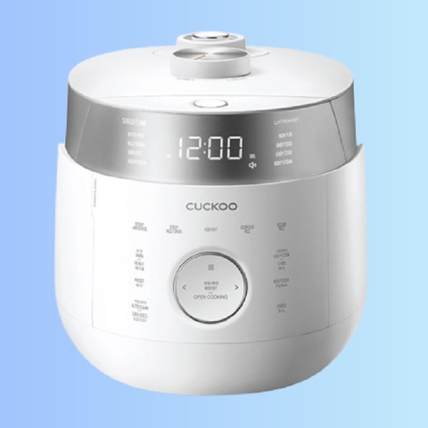 Nồi cơm điện tử áp suất cao tần Cuckoo 1.8 lít CRP-LHTR1009F trắng Nhập khẩu Hàn Quốc - Korea