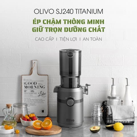 Máy ép chậm Olivo SJ240 - Ép nguyên quả