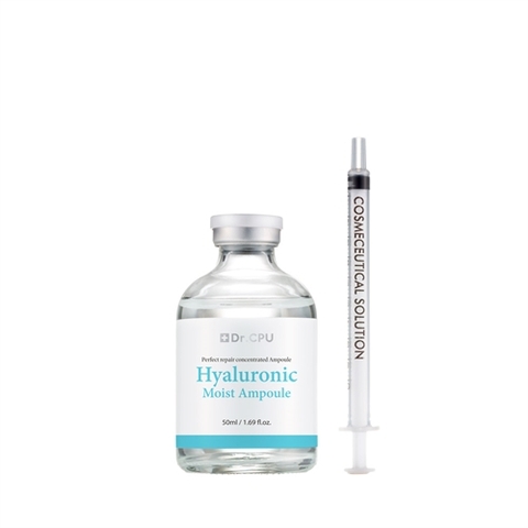 Dr.CPU Premium Hyaluronic Moist Ampoule - Tinh chất điện di, MST cấp ẩm, căng bóng da