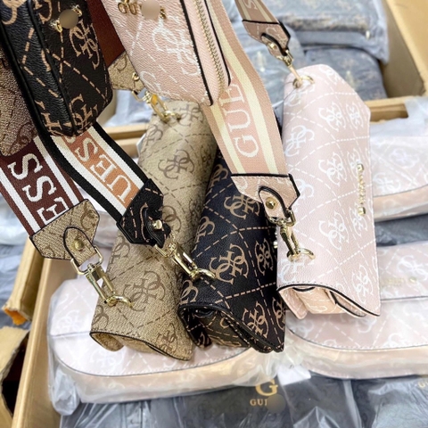 GUES5 REA FLAP SADDLE BAG