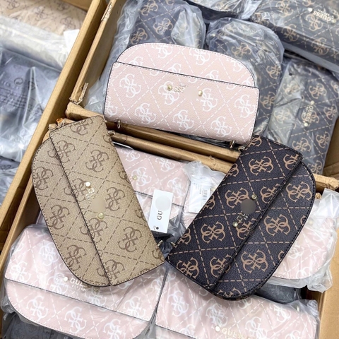 GUES5 REA FLAP SADDLE BAG