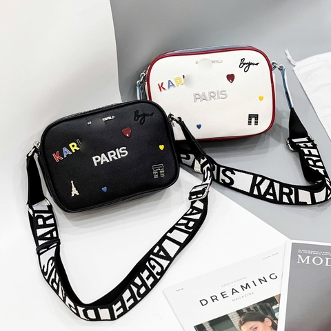 K🅰RL L🅰G3RF3LD MAYBELLE CAMERA BAG