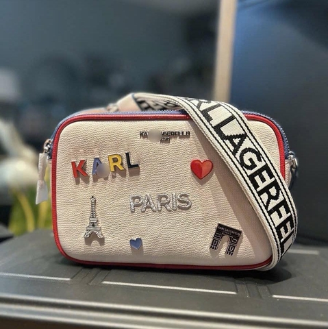 K🅰RL L🅰G3RF3LD MAYBELLE CAMERA BAG