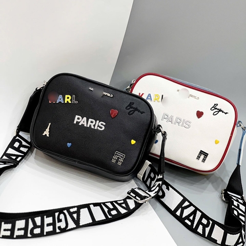 K🅰RL L🅰G3RF3LD MAYBELLE CAMERA BAG