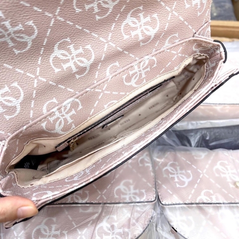 GUES5 REA FLAP SADDLE BAG