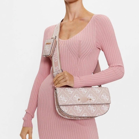 GUES5 REA FLAP SADDLE BAG