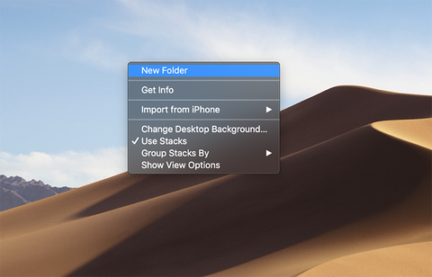 Hướng dẫn người dùng 3 cách tạo thư mục, Folder mới ở trên MacBook