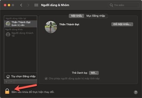 Hướng dẫn đổi mật khẩu MacBook đơn giản chỉ 1p30s