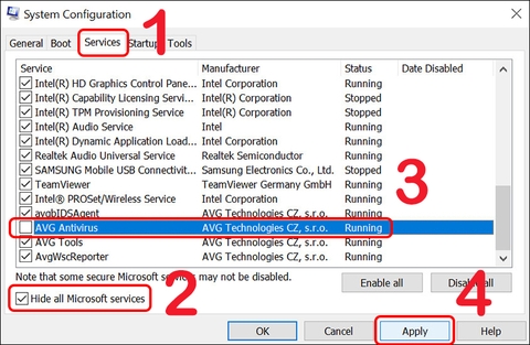 Cách tắt ứng dụng khởi động cùng Windows 10 trên hệ thống đơn giản