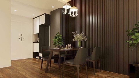 Báo giá thi công tấm ốp lam sóng nhựa trong nhà - Nội thất 247