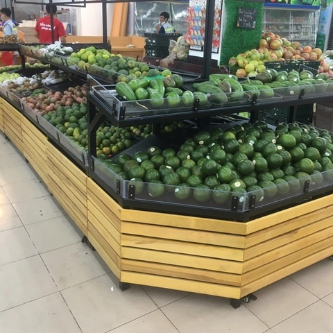 50+ MẪU KỆ BÀY RAU CỦ QUẢ CHO CỬA HÀNG THỰC PHẨM SẠCH TẠI HÀ NỘI