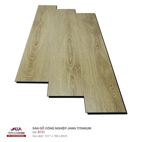 SÀN GỖ JAWA TITANIUM TB-8151 - CỐT ĐEN CDF INDONESIA