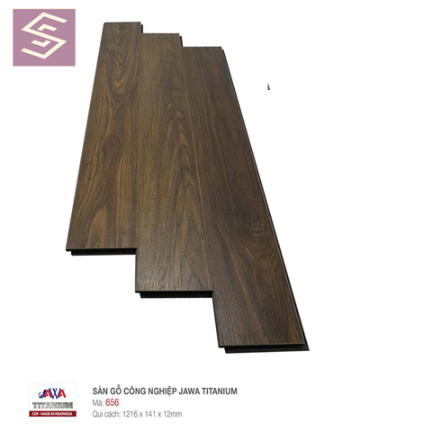 Sàn gỗ Jawa cốt đen CDF 12mm