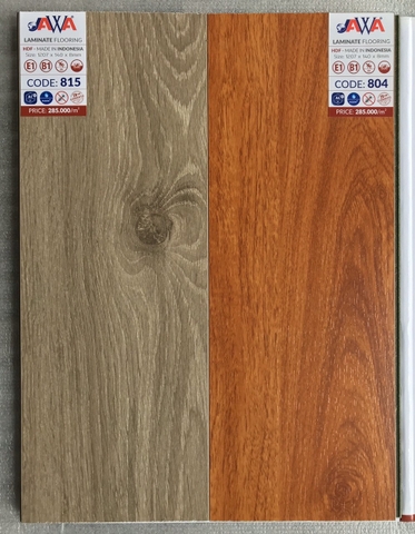 Sàn gỗ Jawa 8mm - 815  - HDF Indonesia