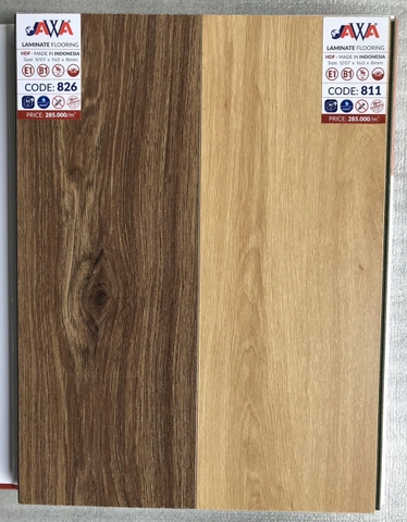 Sàn gỗ Jawa 8mm - 826  - HDF Indonesia