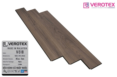 Sàn gỗ Verotex V518 - 8mm - CDF Malaysia