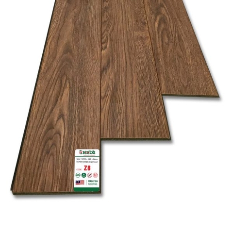 Sàn gỗ cốt xanh Ziccos 8mm – Z8 - Malaysia