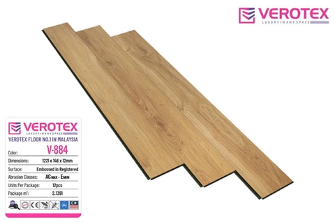 Sàn gỗ Verotex 12mm - V884
