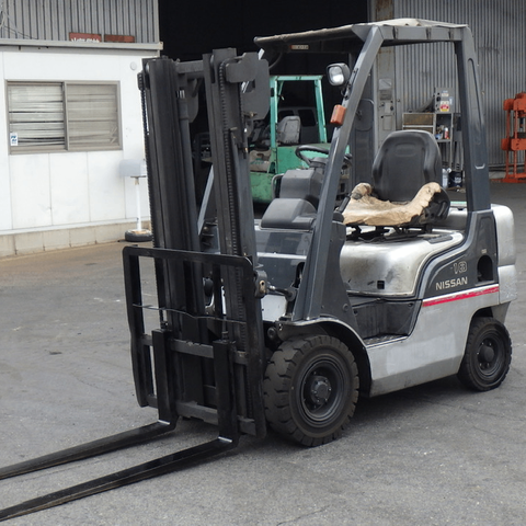 Xe nâng dầu cũ 1.5 tấn NISSAN FL01A18 Số Tự Động Đời 2005 (Nhật Bãi)