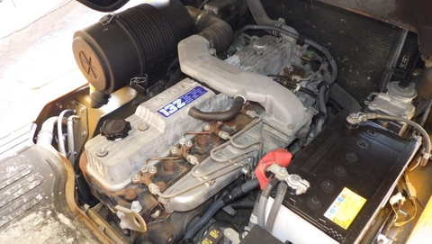 Xe nâng dầu cũ 3.5 tấn TOYOTA 7FD35 Số Sàn Đời 2005 (Càng dài 1.8m)