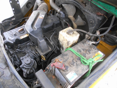 Xe nâng dầu 3 tấn Komatsu FD30T-16 cũ Nhật bãi nâng cao 4m mâm xoay đời 2006 - 716810