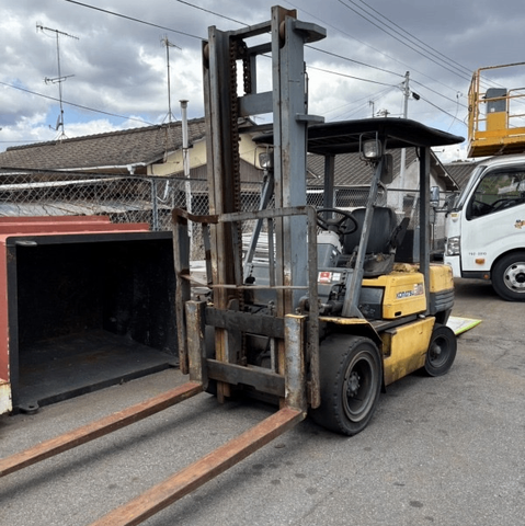 Xe nâng dầu cũ 3 tấn KOMATSU FD30-11 Đời 1990 (Số Sàn - Càng Dài 1.5m)