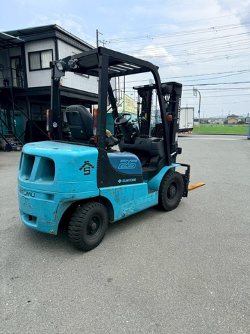 Xe nâng dầu cũ 2.5 tấn SUMITOMO 11FD25PAXI98D chui cont dịch càng số tự động đời 2011 - D2L-10442