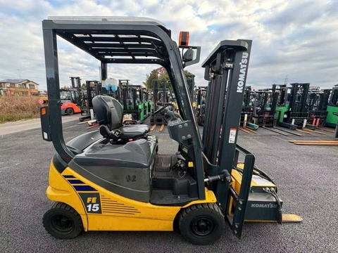 Xe nâng điện cũ ngồi lái 1.5 tấn KOMATSU FE15-1 Đời 2010 (Pin Lithium - Sạc Nhanh)